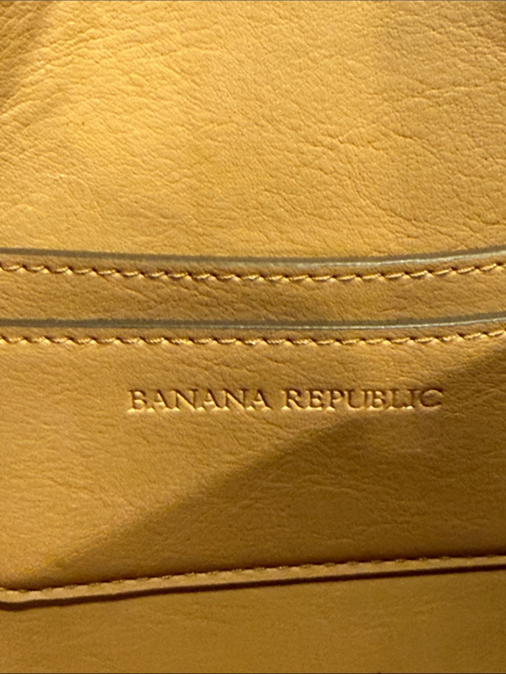 Banana Republic Red Croc-Embossed Envelope Clutch - Picture 2 of 5